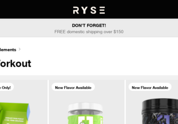 RYSE Pre-Workout Review