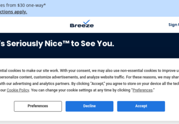 Breeze Airline Review